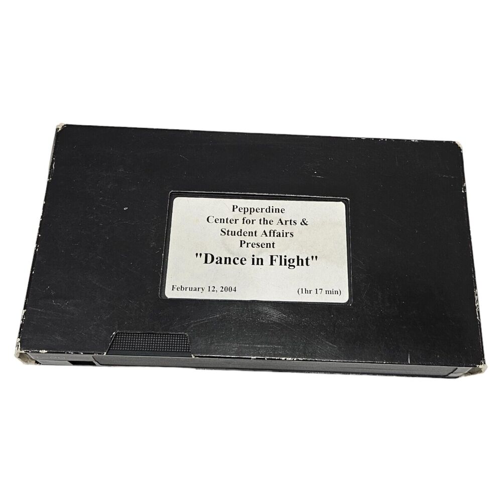 Vintage Pepperdine Center Art & Student Affairs - Dance in Flight VHS Tape 2004